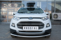 Защита переднего бампера - дуга Ford Ecosport 2014- (d63)