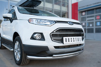 Защита переднего бампера - дуга Ford Ecosport 2014- (d63/42)