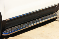 Пороги труба с листом Ford Explorer 2012 (d42)