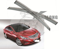 Ветровики - дефлекторы окон Hyundai Sonata / I45 2011+