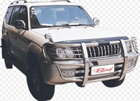 Дуга метал - защита переднего бампера Toyota Land Cruiser Prado 90/95 #3