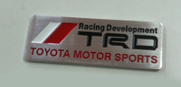 Шильд - эмблема алюминиевая Toyota "TRD" #2