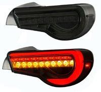 Задние светодиодные фонари стопы Toyota GT86 / Subaru BRZ (2012-2016) дымчатые 