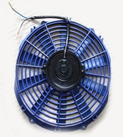 Вентилятор электрический 12" синий
