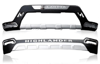 Диффузор переднего и заднего бампера Toyota Highlander 2010-2013