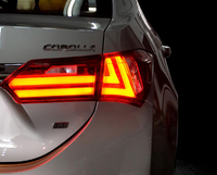 Стопы тюнинг Toyota Corolla 2012-2015 E180 (дымчатые) стиль Lexus