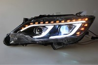 Тюнинг оптика - фары на Toyota Camry V50/55 2015 стиль Mercedes