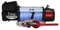 Электрическая лебёдка T-MAX HEW 9500 X Power Series (12V) с синтетическим тросом