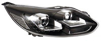 Фары (оптика) диодные Ford Focus III 2011+ (линза) черные