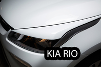 Речники - накладки на фары «GT-Line» KIA Rio Sedan IV (2017+) ver 2