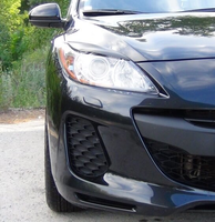 Накладки на фары (реснички) Mazda 3 2010-2013
