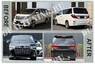 Рестайлинг комплект GBT Toyota Alphard 2008-2014 в стиль 2019