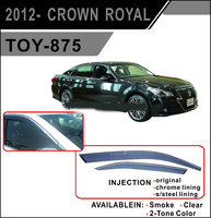  Ветровики - дефлекторы окон Toyota Crown #21# 12- (TXR Тайвань)