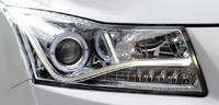 Альтернативная оптика - фары «Audi A8 Style Chrome» на Chevrolet Cruze