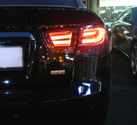 Стопы (фары)  LED «BMW F-series Style» для Kia Cerato Forte Sedan (дымчатые, красные)