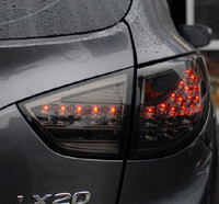 Стопы (фары) LED "Cayenne Style" для Hyundai Tucson Ix35 (дымчатые)