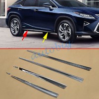 Молдинги дверей Lexus RX 350 / RX 200t / RX 450H 2015+ (сталь)