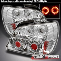 Стопы диодные Subaru Impreza GD# 2000-2005 (хром)