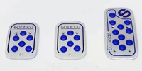 Накладки на педали Sparco (красные и синие)
