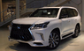 Подножки - пороги Lexus LX 570 2007+ стиль LX 570 2016 2017 2018 2019