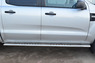 Пороги труба с проступью Ford Ranger 2012 (d120*60)