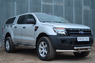 Защита переднего бампера - дуга (с декор. элем.) Ford Ranger 2012 (d76/63)