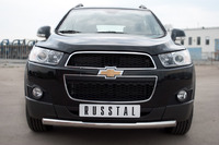 Защита переднего бампера - дуга Chevrolet Captiva 2012 (d63)