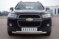 Защита переднего бампера - дуга Chevrolet Captiva 2012 (d63/63)
