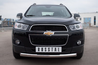 Защита переднего бампера - дуга Chevrolet Captiva 2012 (d76)