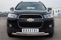 Защита переднего бампера - дуга Chevrolet Captiva 2012 (d76/63)