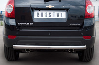 Защита заднего бампера - дуга Chevrolet Captiva 2012 (d63)