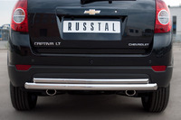 Защита заднего бампера - дуга Chevrolet Captiva 2012 (d63/42)