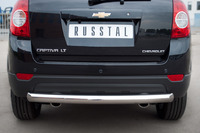 Защита заднего бампера - дуга Chevrolet Captiva 2012 (d76)