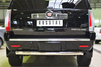 Защита заднего бампера Cadillac Escalade 2007- d76 (дуга)
