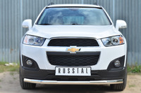 Защита переднего бампера (секции) Chevrolet Captiva 2013- (d63)