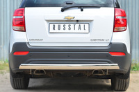 Защита заднего бампера (дуга) Chevrolet Captiva 2013- (d75*42)