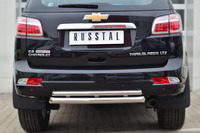 Защита заднего бампера - дуга Chevrolet Trailblazer 2013 (d63/42)