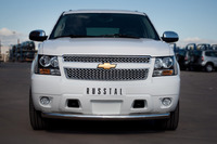 Защита переднего бампера - дуга Chevrolet Tahoe 2012 (d76)