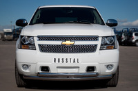 Защита переднего бампера - дуга Chevrolet Tahoe 2012 (d76/76)