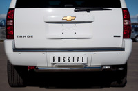 Защита заднего бампера - дуга Chevrolet Tahoe 2012 (d76)
