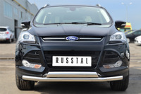Защита переднего бампера - дуга Ford Kuga 2013- (d63/75*42)