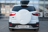 Защита заднего бампера - дуга (секции) Ford Ecosport 2014- (d63)
