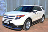 Пороги труба Ford Explorer 2012 (d63)