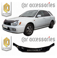 Дефлектор капота - мухобойка Subaru Impreza 99-02