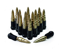 Гайки колесные "Bullet nut" (1.5 / 1.25) золото