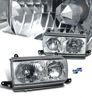 Оптика (фары) Toyota Land Cruiser 80 (хрусталь)