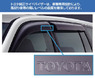 Ветровики (дефлекторы окон) Toyota Kluger 2000-2007