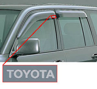 Ветровики (дефлекторы окон) Toyota Land Cruiser 100 / Lexus LX470 1998-2007