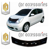 Дефлектор капота - мухобойка Nissan Note 2006