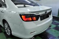 Стопы светодиодные стиль BMW для Toyota Camry V50 (дымчатые)